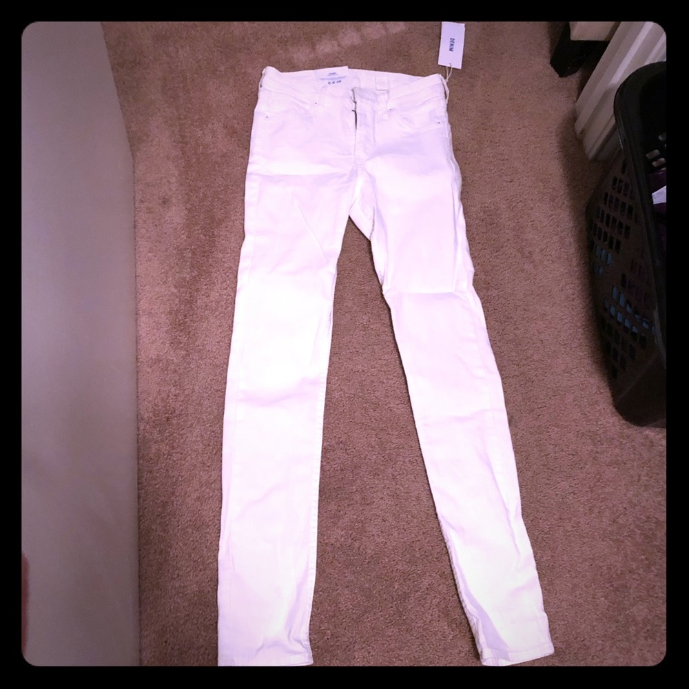 White jeans